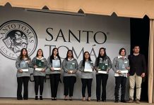 Estudiantes de Servicio Social de Santo Tomás Copiapó reciben su investidura