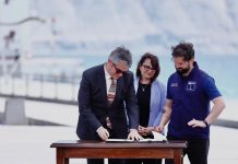 Presidente Gabriel Boric junto a ministros de Hacienda y Minería promulgan ley de Royalty Minero
