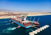 Recala en Puerto Angamos la nave «Maersk Herrera», el mayor portacontenedores de la naviera arribado a costas chilenas
