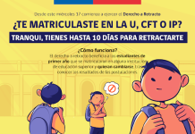 SERNAC Y SES INFORMAN CÓMO EJERCER EL DERECHO A RETRACTO EN LA EDUCACIÓN SUPERIOR