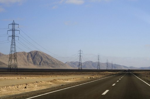 Chile, Antofagasta Region, coastal highway
