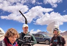 Astrónoma regional participa en filmación de documental para Amazon Prime
