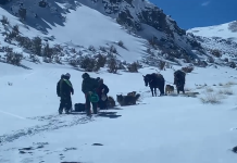 Adultos mayores fueron rescatadas del aislamiento en el sector de Junta Valeria tras las precipitaciones del fin de semana