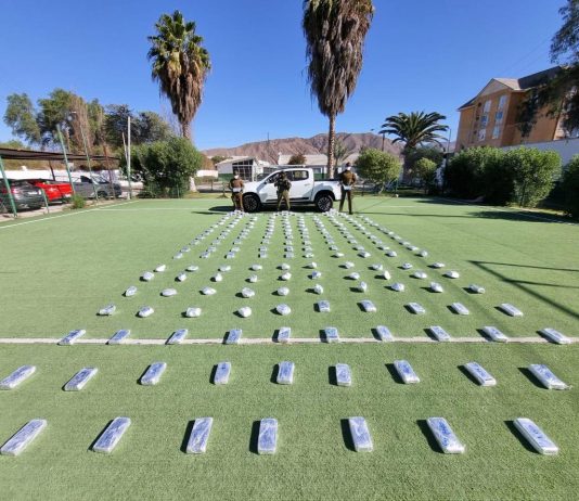 CARABINEROS IMPIDIÓ PASO DE 212 KILOS DE DROGA