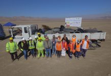Equipos municipales participan del operativo de limpieza del Parque Desierto Florido en Copiapó
