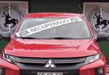 SECCIÓN CENTAURO RECUPERA CAMIONETA ROBADA EN SANTIAGO