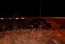 Camión que transportaba verduras Volcó en la ruta 5 Norte dejando a dos personas Fallecidas al sur de Vallenar
