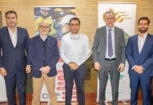 De iz-der Cristián Cifuentes, Francisco Lecaros; Walter Muñoz, Carlos Urenda, Daniel Weinstein
