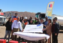Avanza la construcción de viviendas sociales en Diego de Almagro: Primera Piedra del Comité Flores del Desierto