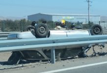 Volcamiento de vehículo menor deja una persona Fallecida en la ruta 5 Norte en Copiapó