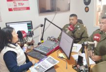 Carabineros del Reten rozas Bugueño y Campaña Radial Vive las Fiestas Patrias con precaución