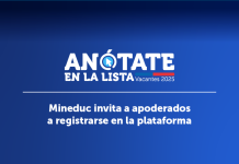 “Anótate en la Lista”: Mineduc solicita a apoderados registrarse y preparar sus solicitudes de vacantes