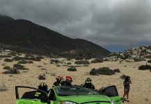 Volcamiento de vehículo menor deja a cuatro lesionados en Playa Blanca comuna de Huasco