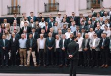 Alcalde Maglio Cicardini participó en la jornada de encuentro de ediles en La Moneda