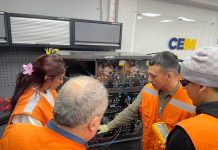 CEIM Iquique inaugura moderno taller de electricidad junto a estudiantes de la Escuela de Oficios Industriales