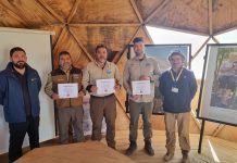 Guardaparques de Conaf en Atacama recibieron sus certificados como “Centinelas del Mar”
