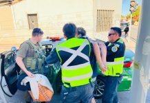 Seguridad Municipal interviene en persecución y colabora en la detención de cuatro personas por robo con intimidación