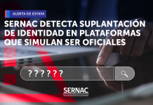 ¡NO CAIGAS! SERNAC DETECTA SUPLANTACIÓN DE IDENTIDAD EN PLATAFORMAS QUE SIMULAN SER OFICIALES