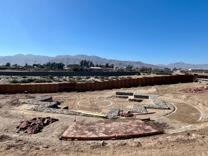 Chakana en construcción