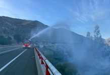 Dos viviendas, un automóvil y una 1.5 hectáreas de arbolados y Matorrales fueron las consecuencia de un incendio en el sector de la Verbena en Vallenar