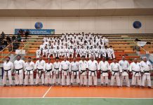 El karate como disciplina formativa: Dojo Kobushi realiza con éxito seminario y exámenes de grado en el Estadio Techado Orlando Guaita