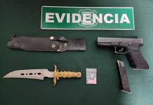 Carabineros de Diego de Almagro detiene a individuo que evadió control y portaba arma adaptada, arma blanca y ketamina