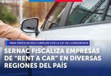 SERNAC fiscaliza empresas de “Rent a Car” en diversas regiones del país