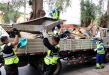 Por un Copiapó más limpio: personal municipal retira más de 10 toneladas de escombros en el centro la capital regional