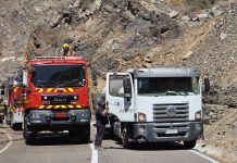 Un incendio estructural dejó una vivienda completamente destruida en la comuna de Alto del Carmen.