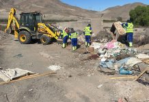 Más de 100 toneladas de basura y escombros son retirados del Río Copiapó por equipos municipales