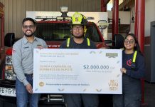 Trabajador de Kinross donó premio a la Quinta Compañía de Bomberos de Paipote