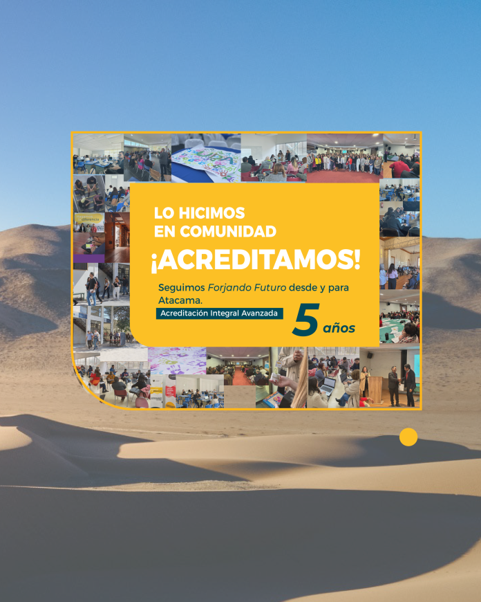 Acreditamos 5 años en 5 áreas