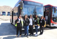 Egresados de cursos Sence ya trabajan en el transporte público eléctrico Hito de contratación de choferes en empresa Nueva Copiapó