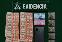 Carabineros detuvo a hombre por microtráfico en El Salvador