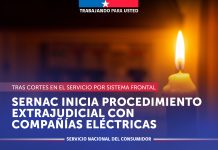SERNAC INICIA PROCEDIMIENTO EXTRAJUDICIAL CON COMPAÑÍAS ELÉCTRICAS EN BUSCA DE COMPENSACIONES PARA LAS FAMILIAS AFECTADAS POR CORTES DEL SERVICIO