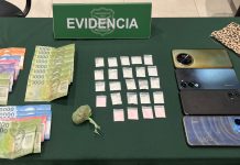 Patrullajes preventivos permiten a Carabineros de Copiapo detener tres extranjeros por infracción Ley de Drogas