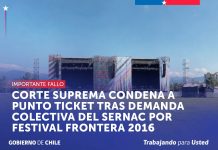 FESTIVAL FRONTERA 2016: CORTE SUPREMA CONDENÓ A PUNTO TICKET EN CALIDAD DE INTERMEDIARIA TRAS DEMANDA COLECTIVA DEL SERNAC