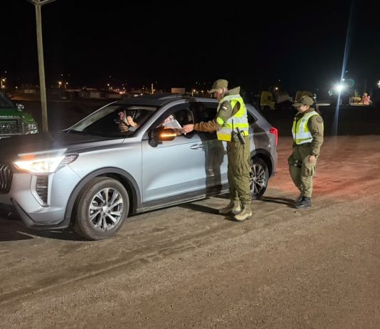 CHAÑARAL: CARABINEROS DETUVO TRES PERSONAS