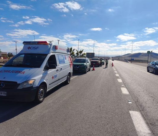 En Copiapó: Carabineros detuvo a conductor que transitaba por la Ruta 5 Norte tras dar positivo a narcotest