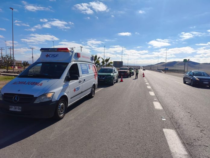 En Copiapó: Carabineros detuvo a conductor que transitaba por la Ruta 5 Norte tras dar positivo a narcotest