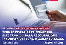 SERNAC FISCALIZA EL COMERCIO ELECTRÓNICO PARA ASEGURAR QUE INFORMEN EL DERECHO A LA GARANTÍA LEGAL