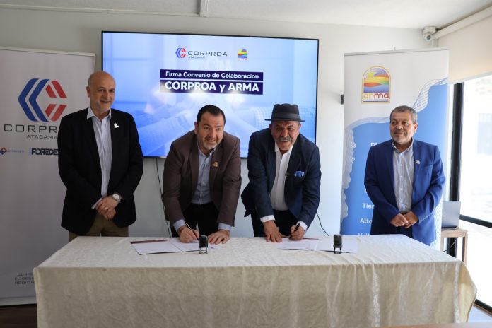 ARMA Y CORPROA FIRMAN CONVENIO DE COLABORACION PARA FORTALECER EL TRABAJO DE MUNICIPIOS