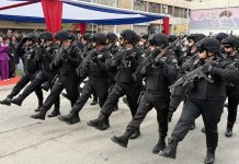 Impecable presentación de Gendarmería de Chile por primera vez en Gran Desfile Militar