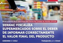 SERNAC FISCALIZA A LOS SUPERMERCADOS SOBRE EL DEBER DE INFORMAR CORRECTAMENTE EL VALOR FINAL DEL PRODUCTO