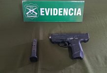 Huasco: Carabineros detiene a hombre que intentó evadir fiscalización y arrojó arma adaptada durante persecución