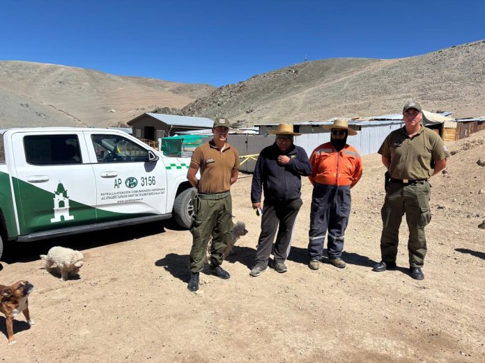 Carabineros fortalece vínculo con comunidades indígenas rurales de Diego de Almagro