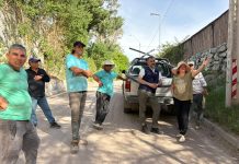Gobierno coordina acciones con vecinos de Chanchoquín para recuperar conectividad y atender afectaciones por activación de quebradas