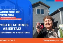 Minvu anuncia la apertura del llamado de 2026 al Subsidio de Arriendo para Personas Mayores y Personas con Discapacidad