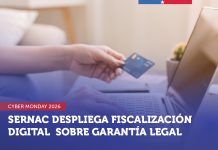 CYBER MONDAY 2026: SERNAC DESPLIEGA FISCALIZACIÓN DIGITAL SOBRE GARANTÍA LEGAL