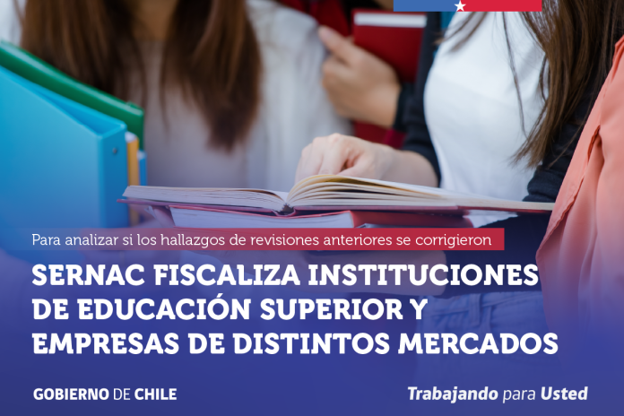 SERNAC REALIZA FISCALIZACIONES DE SEGUIMIENTO A INSTITUCIONES DE EDUCACIÓN SUPERIOR Y A EMPRESAS EN DISTINTOS MERCADOS